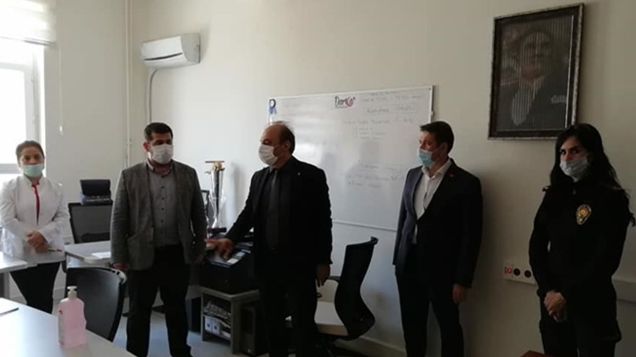 Kaymakam Karaman Filyasyon Ekibini Ziyaret Etti