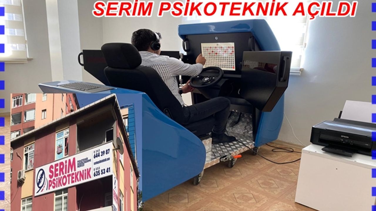 Gebze Serim Psikoteknik Değerlendirme Merkezi açıldı