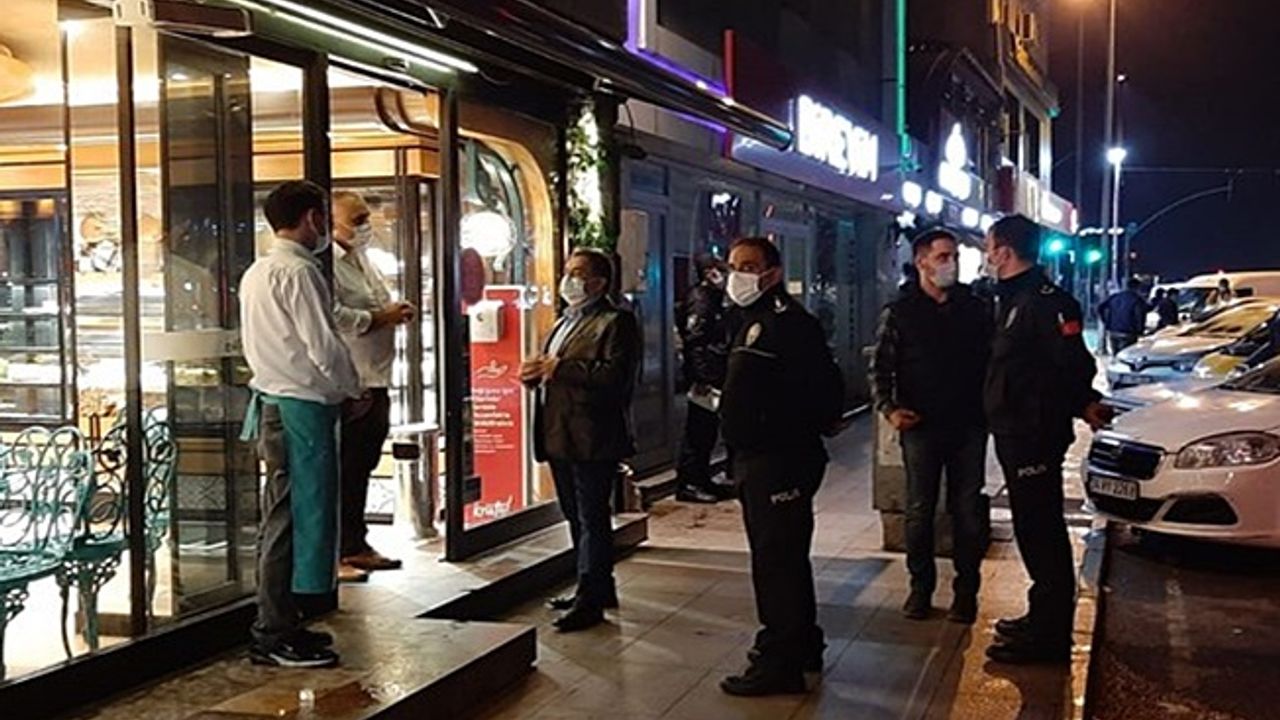 Kaymakam Güler ve Müdür Bilgili gece denetiminde !