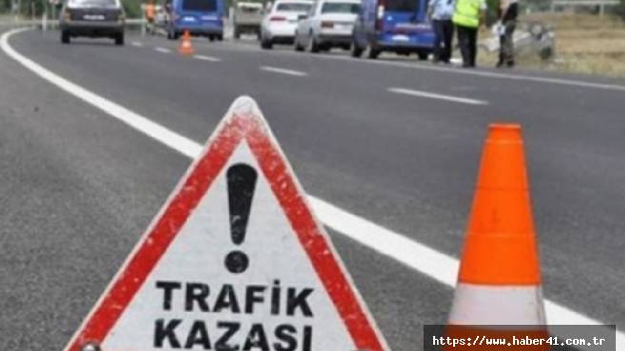 Bariyere çarpan araçta 2 kişi yaralandı