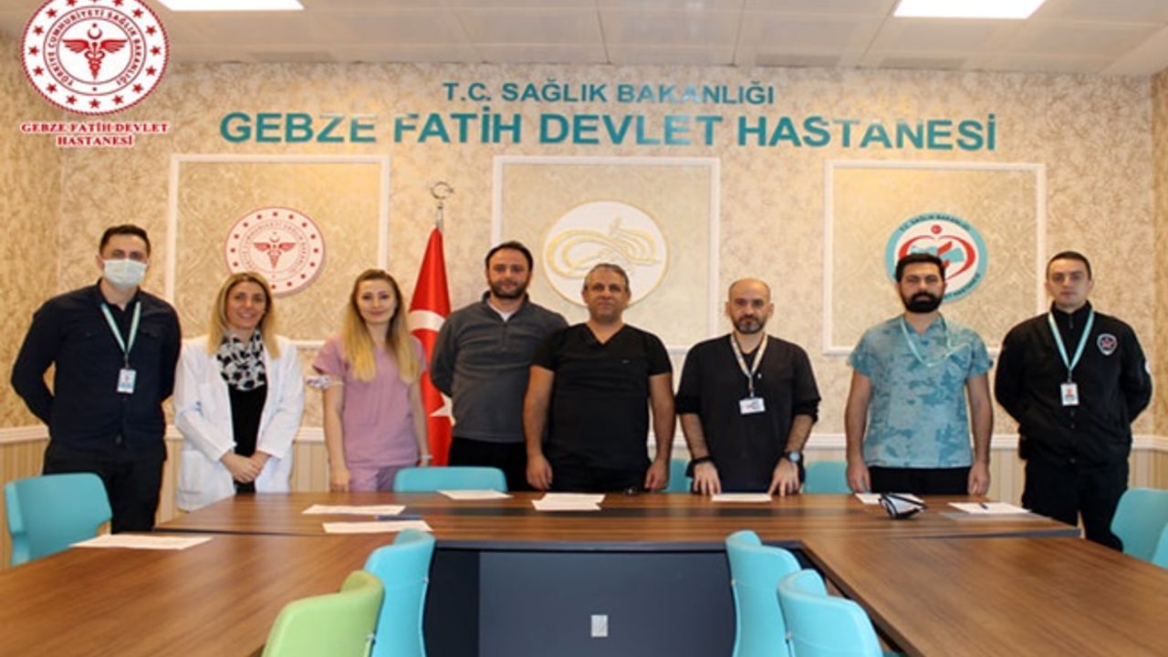 GEBZE FATİH DEVLET HASTANESİNDE (TURUNCU KOD) KBRN MASA BAŞI TATBİKATI GERÇEKLEŞTİRİLDİ