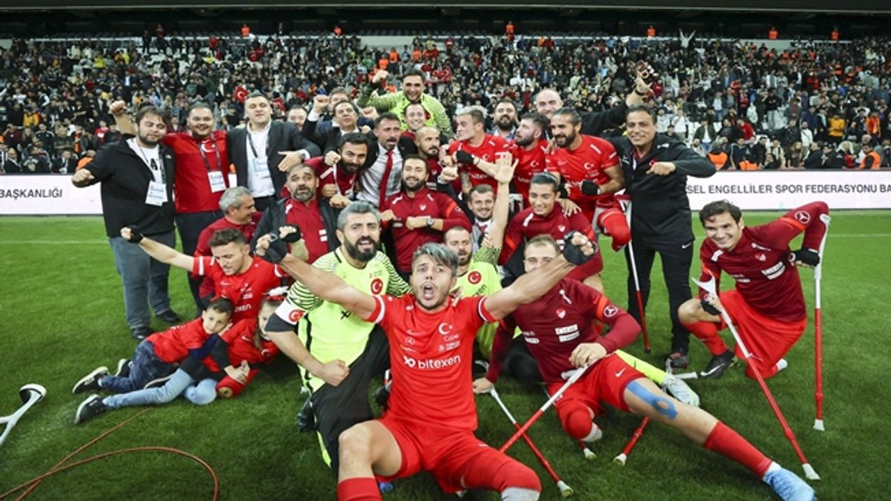 Ampute Futbol Milli Takımı  dünya şampiyonu oldu