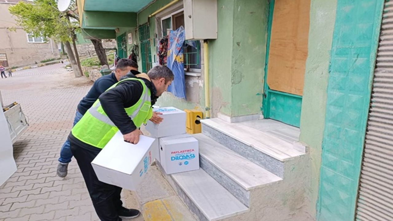 Başkan Şayir’den tüm hanelere Gıda Kumanyası 