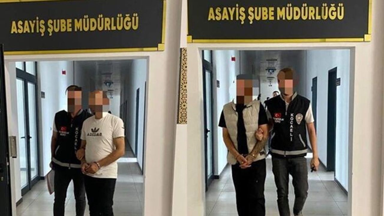 Kartepe'de otomobil çalan şahıslar tutuklandı