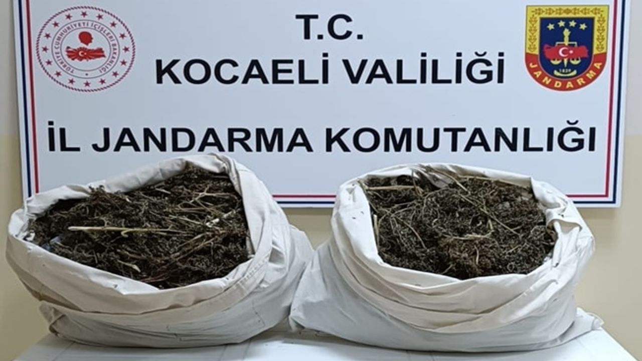 İzmit'te bir eve baskın: 7 kilo uyuşturucu ele geçirildi