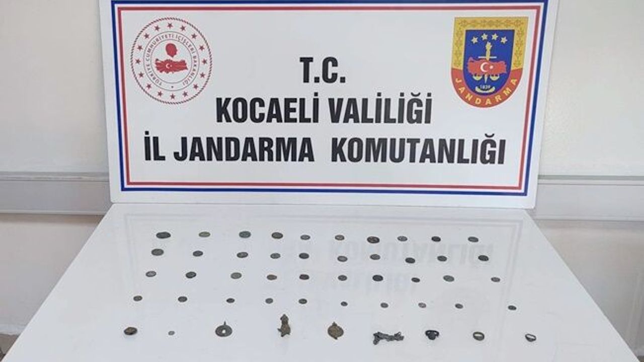 Kocaeli'de Roma ve Bizans dönemine ait eserler ele geçirildi!