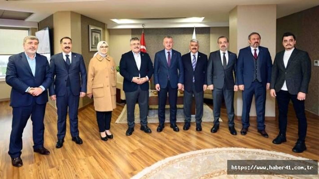 Milletvekillerinden, Başkan Büyükakın'a hayırlı olsun ziyareti