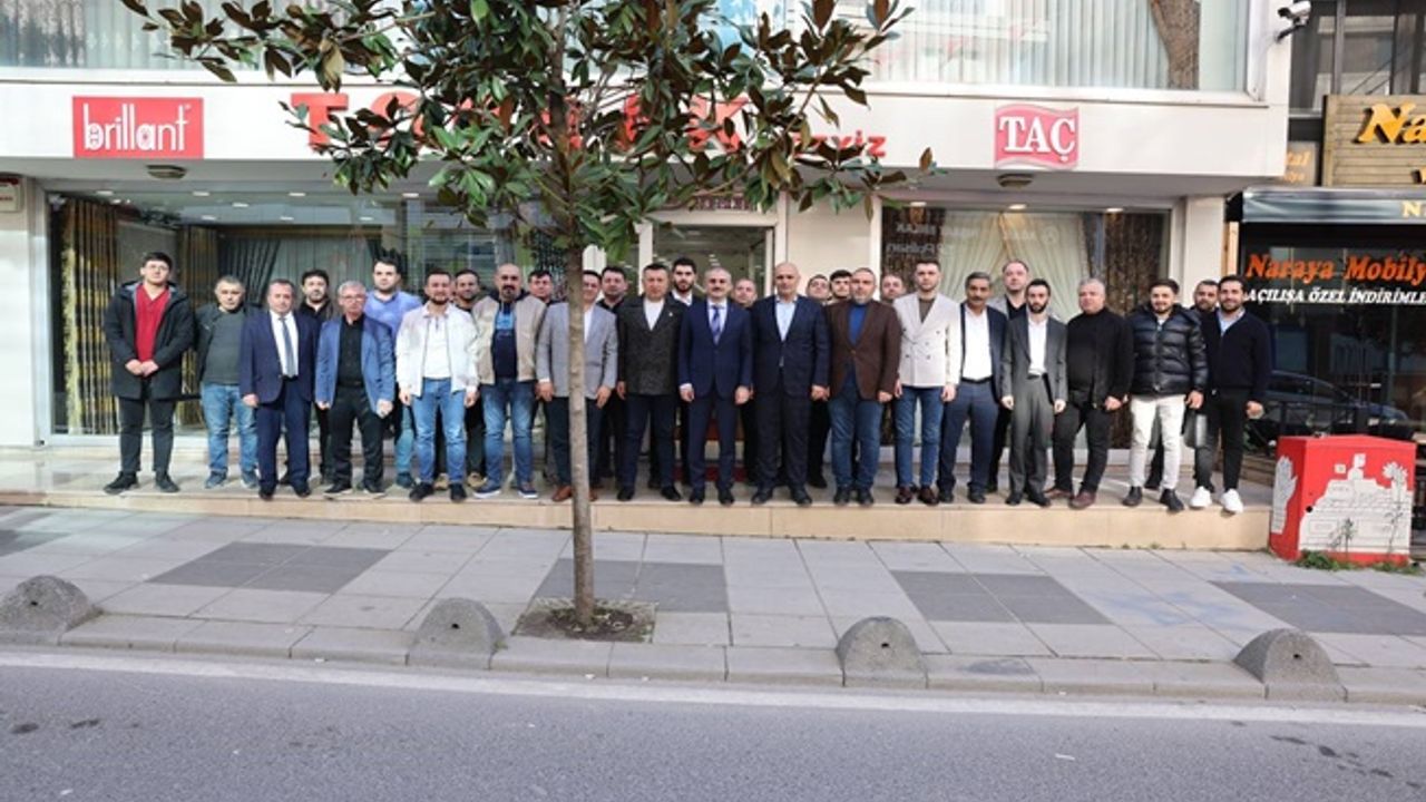 Bünyamin Çiftçi, esnaflarla bir araya geldi