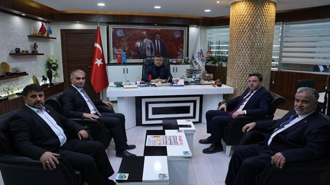 Mustafa Türel’den Türk Metal’e taziye ziyareti