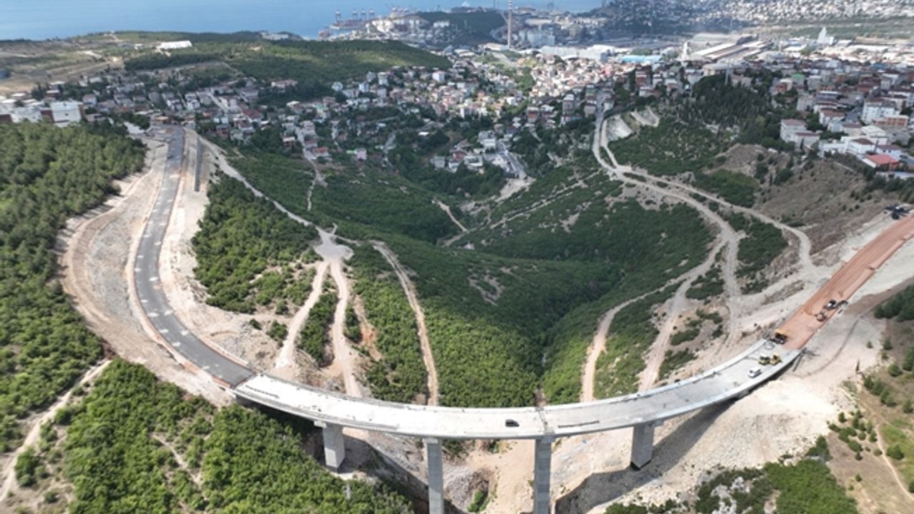 Dilovası Hastane Yolu'nda ilerleme yüzde 90