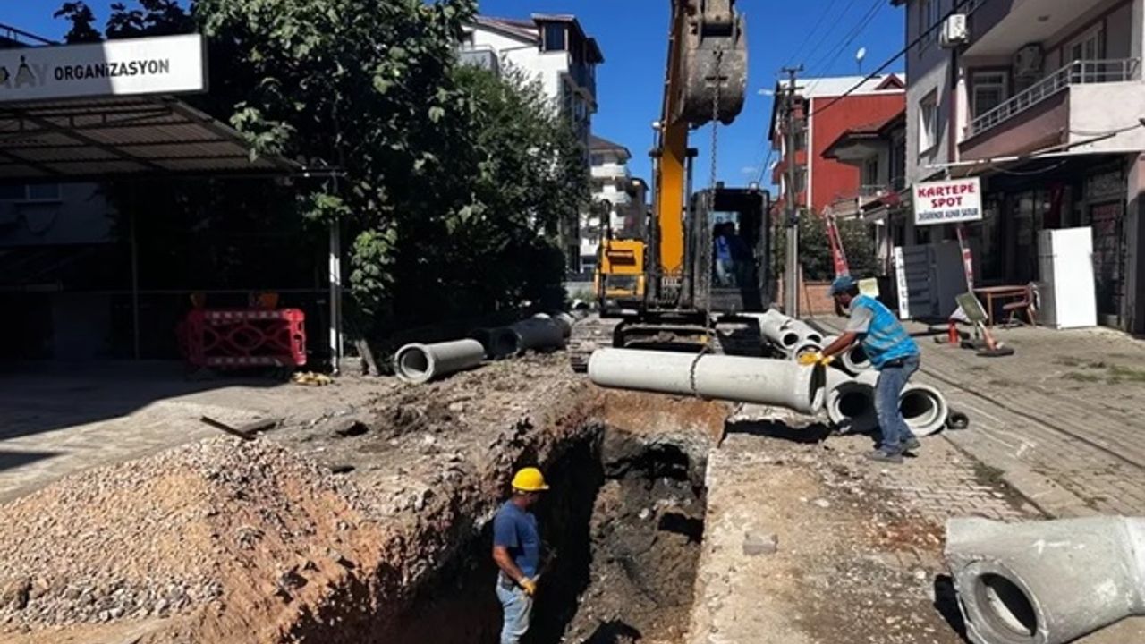 Kocaeli Kartepe'de İSU'dan altyapıya devam
