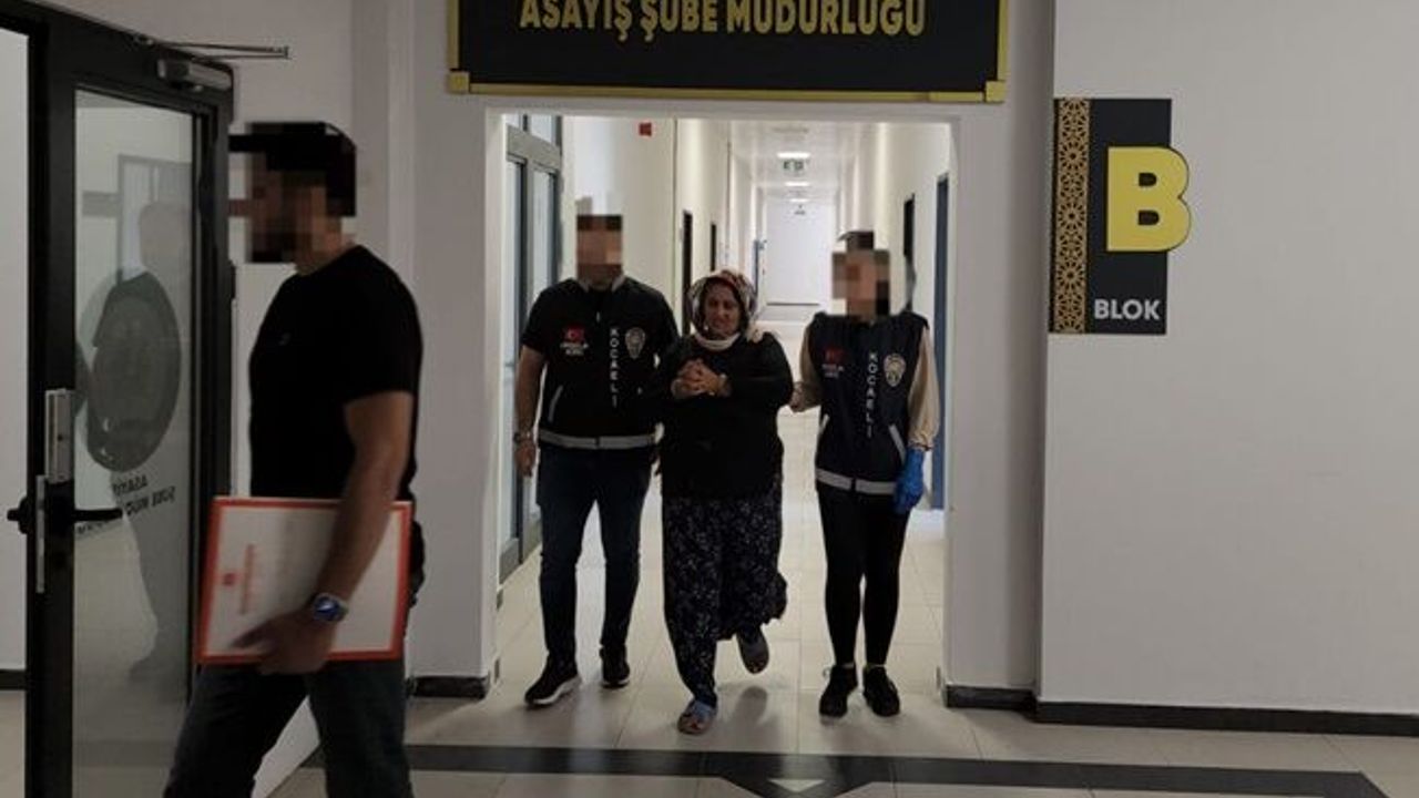 Kocaeli'de 1 milyon liralık soygun yapan kadın tutuklandı!