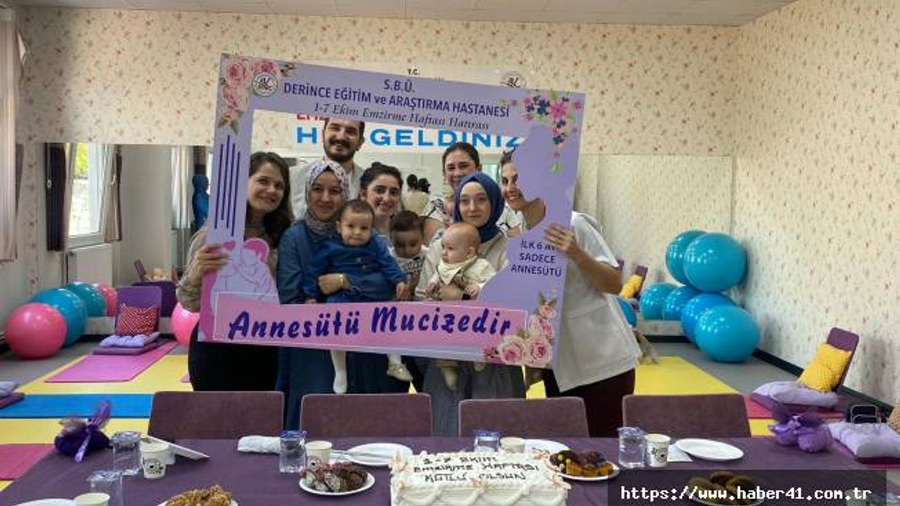 Derince'de 1-7 Ekim Dünya Emzirme Haftası Etkinliği