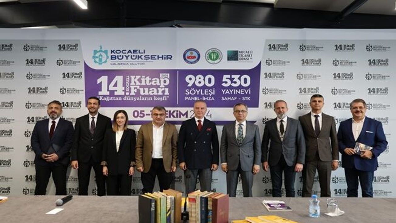 Kocaeli Kitap Fuarı 14. kez kitap dostlarıyla buluşacak