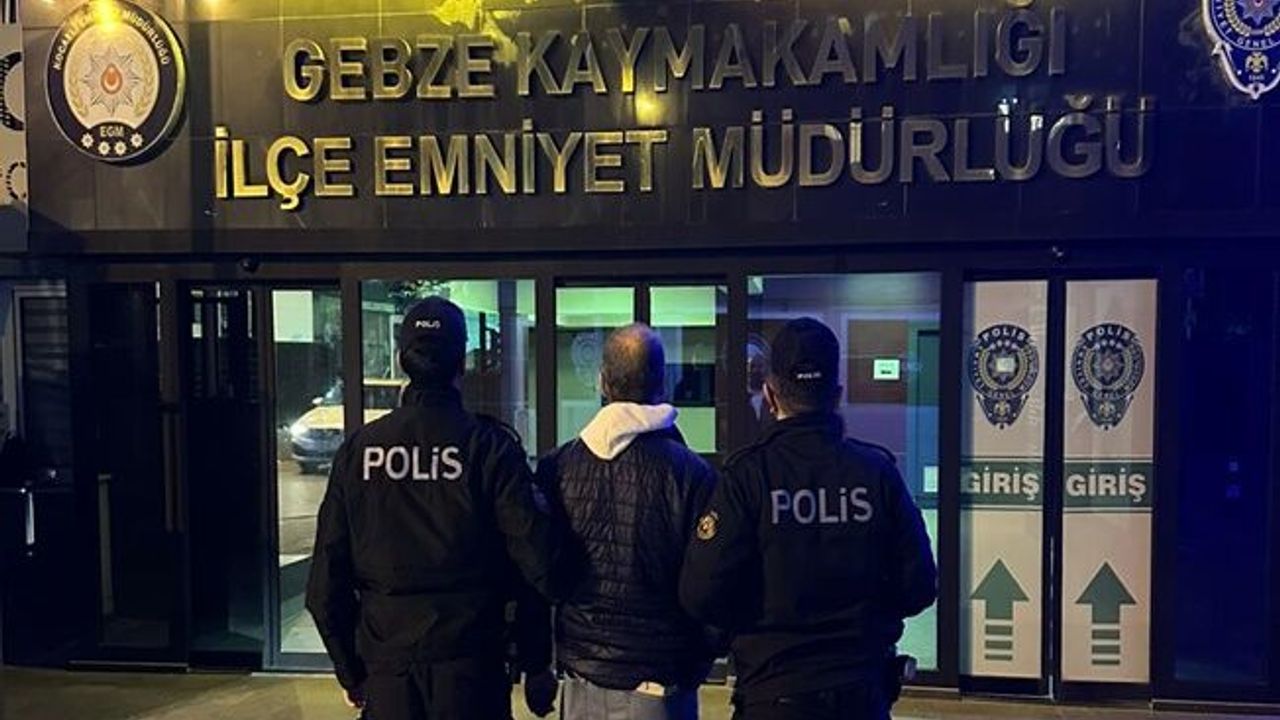 8 yıl hapis cezasıyla aranan şahıs Gebze'de yakalandı!