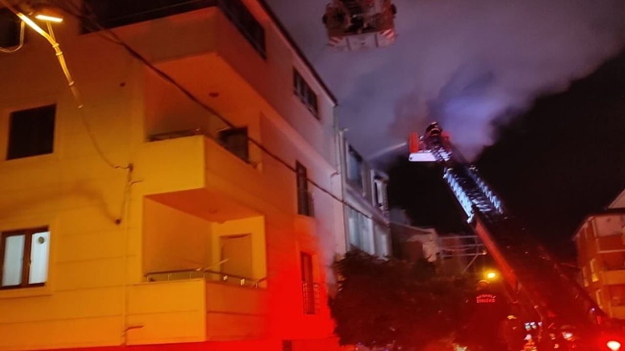 Çıkan yangında  bir kişi hayatını kaybetti