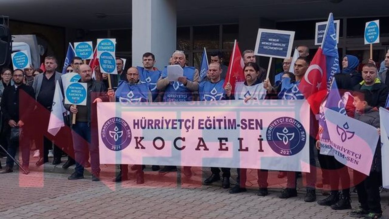 Hürriyetçi Eğitim-Sen'den basın açıklaması!