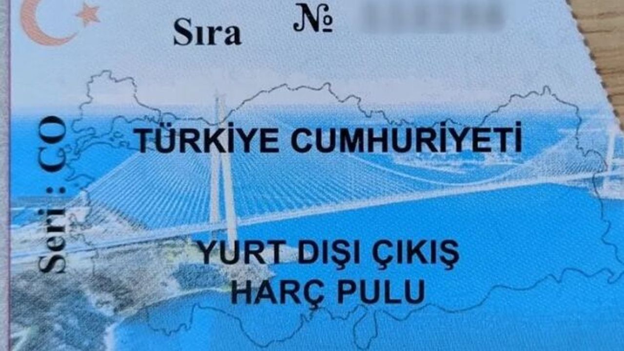 Yurt dışı çıkış harcında pulla ödeme devri bitiyor!