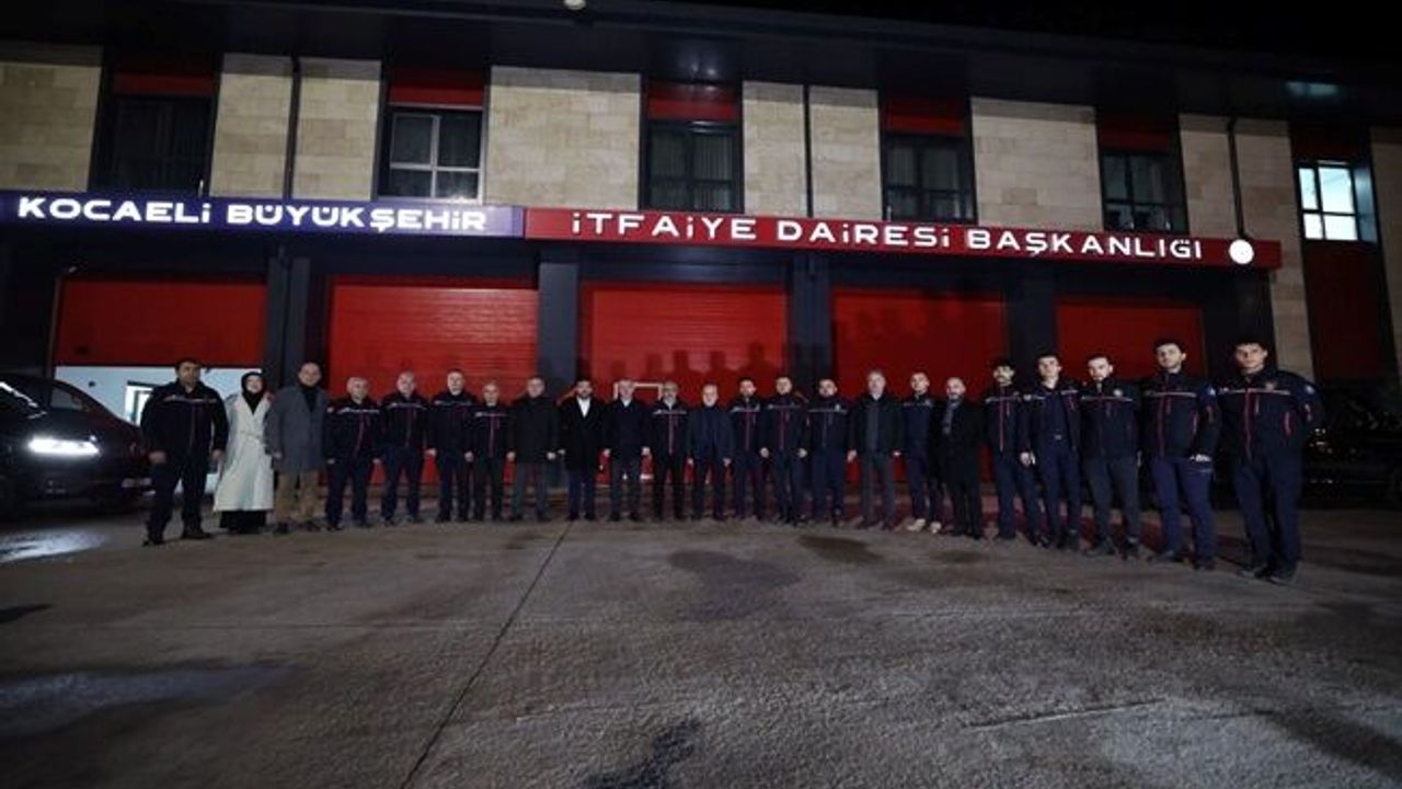 Kocaeli İtfaiyesi'nden bir yılda 12 bin müdahale