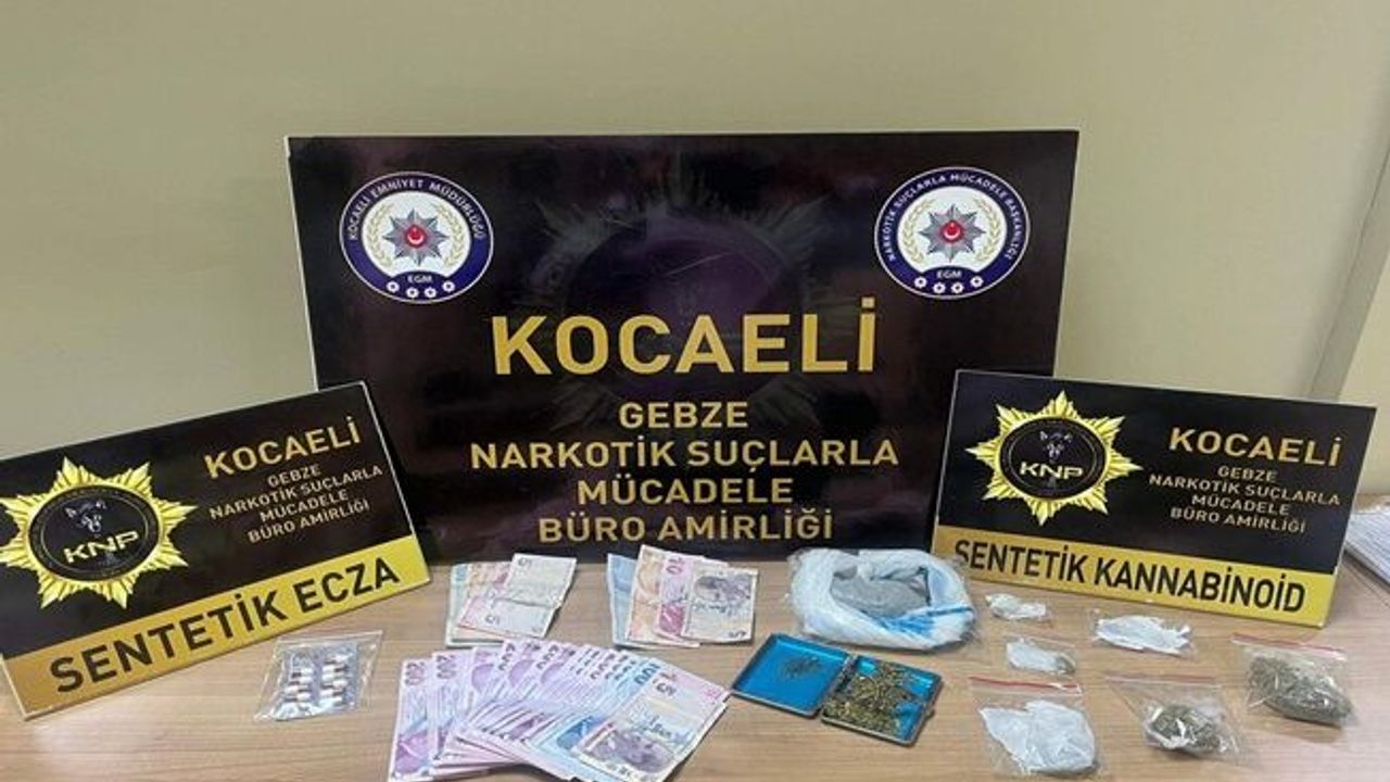 Kocaeli'nin iki ilçesinde narkotik operasyonu: 8 gözaltı