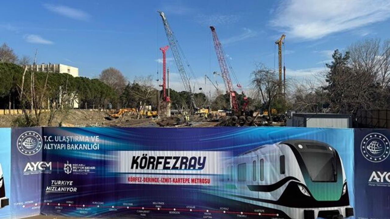 Körfezray Metro projesi hızlanıyor