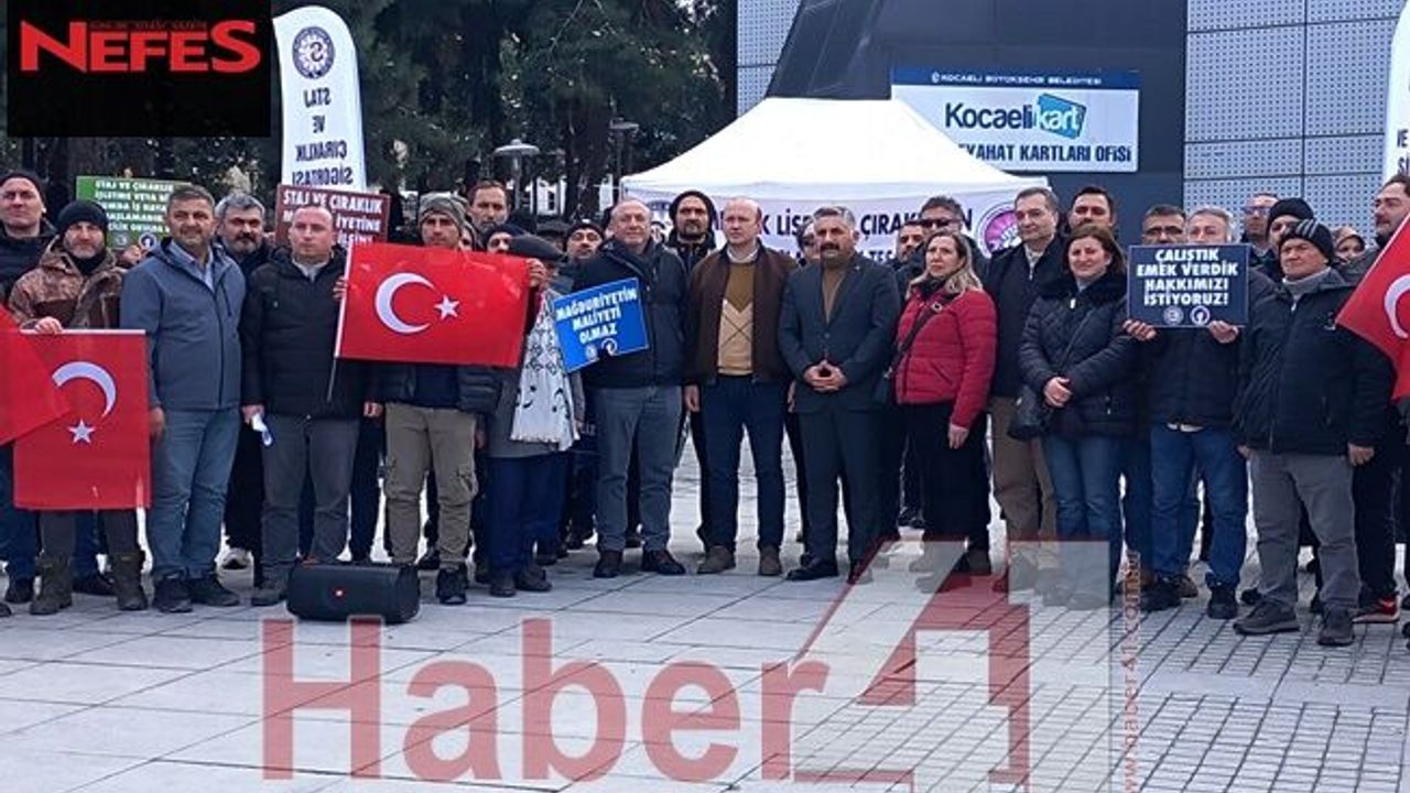 Staj ve Çıraklık Sigortası Mağdurları Gebze Kent Meydanı’ndan seslendiler!