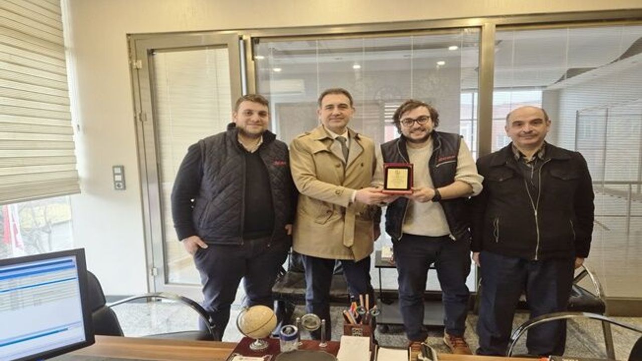 Gebze MTAL'den Opaş'a teşekkür ziyareti