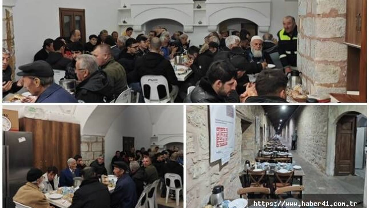 Kaymakam Özyiğit, Çoban Mustafa Paşa Külliyesi’nde İftar Sofrasına Katıldı