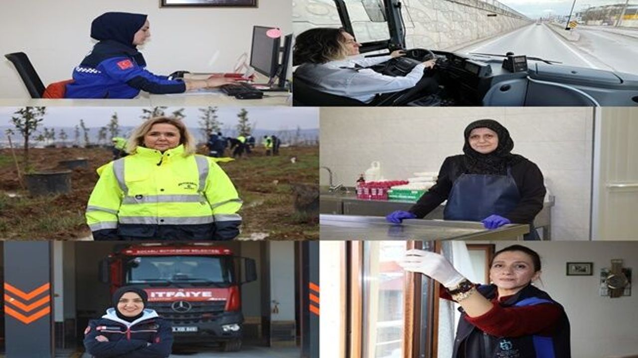 Kocaeli Büyükşehir’de son 5 yılda kadın çalışan sayısı yüzde 70 arttı;