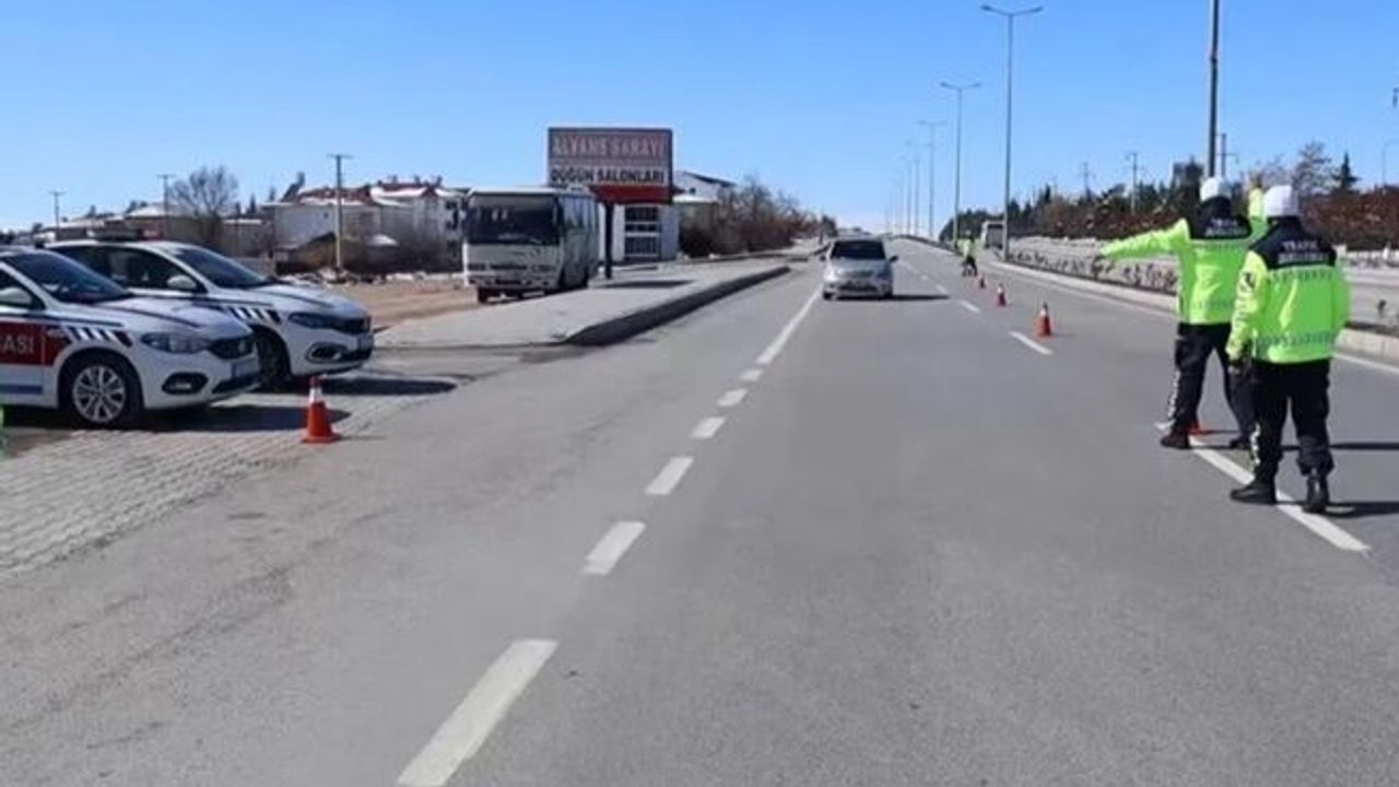 Son bir haftada 3,5 milyon araç denetlendi