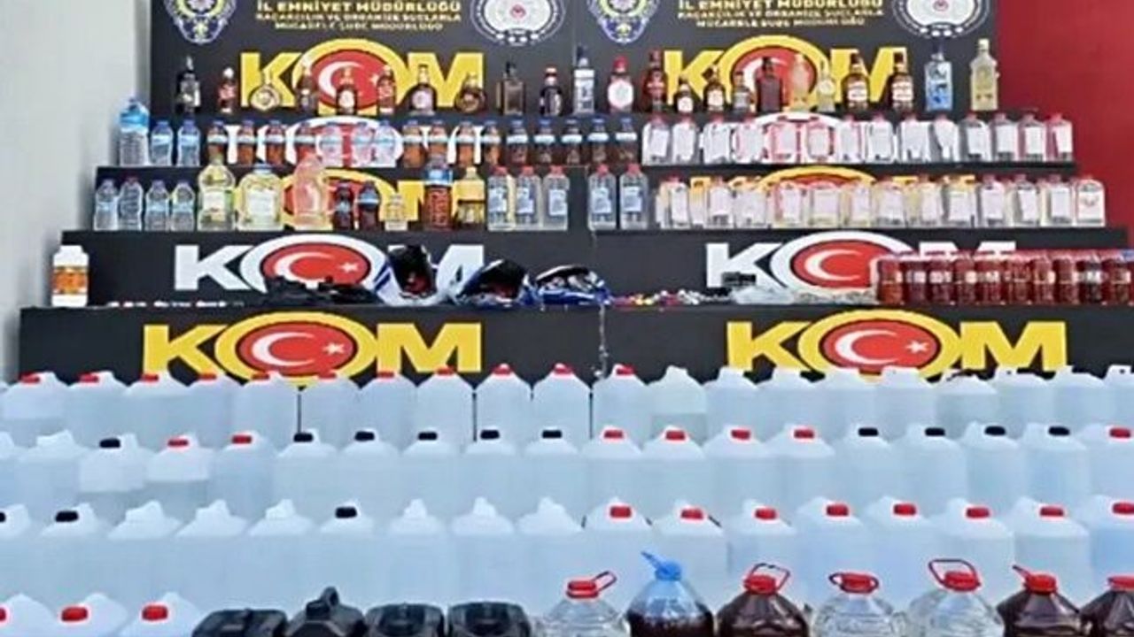 81 ilde sahte içki operasyonu! 137 şüpheli gözaltına alındı!