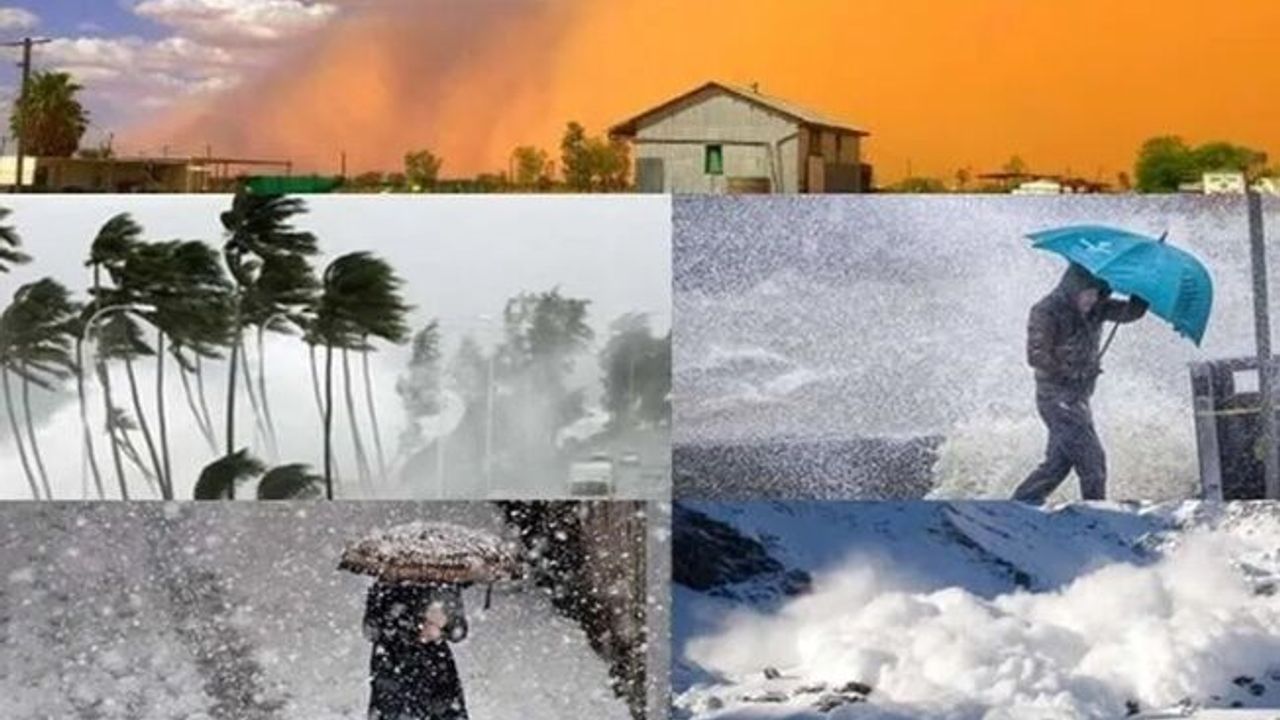 Kuvvetli sağanak yağmur, fırtına ve toz taşınımı var!