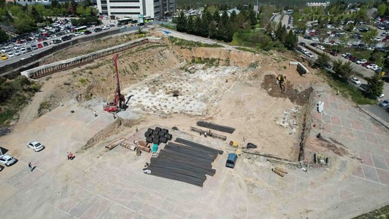 Umuttepe Cami ve Otoparkı’nda çalışmalar başladı