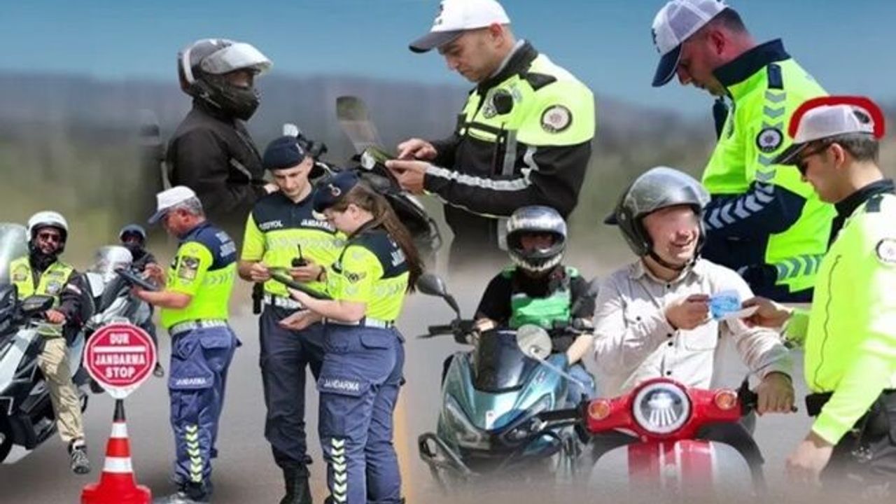 5,5 ayda 'kask'tan 475 bin sürücüye işlem!