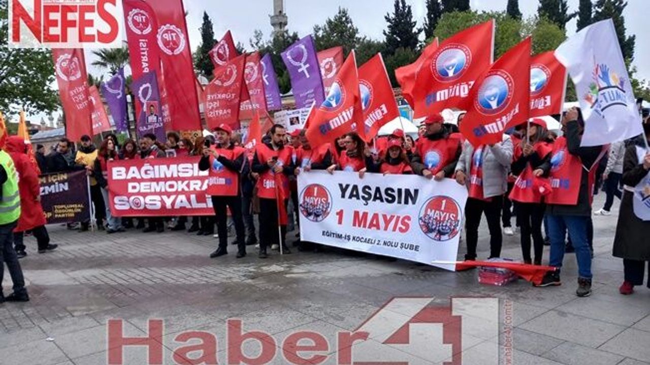 Gebze'de 1 Mayıs coşkuyla kutlandı!