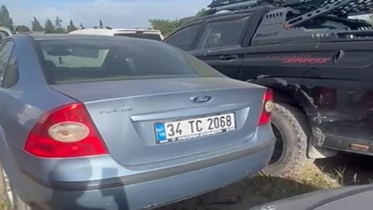 Gebze’de düğün konvoyunda drift yapan araca trafikten men cezası