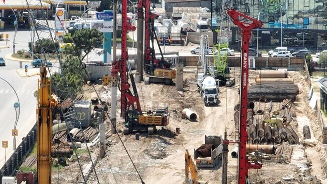 Körfezray Metro projesi hız kesmiyor