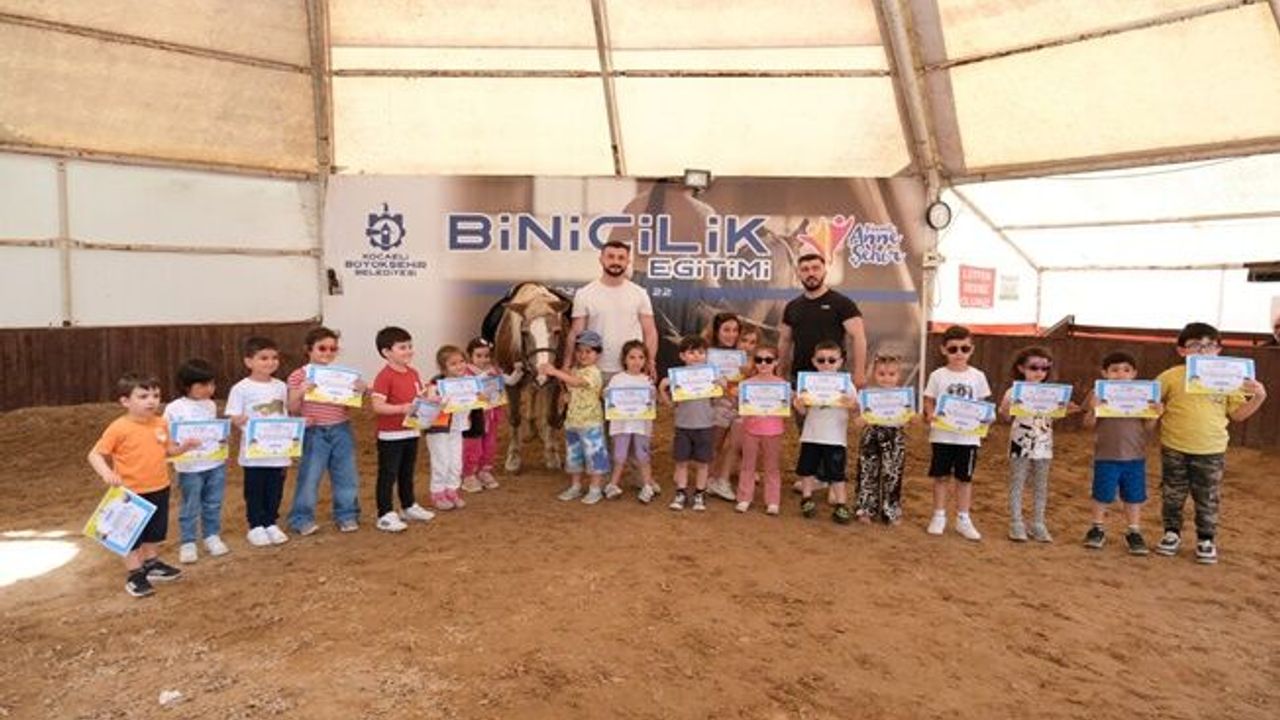 Küçük biniciler Büyükşehir’le büyük adımlar atıyor