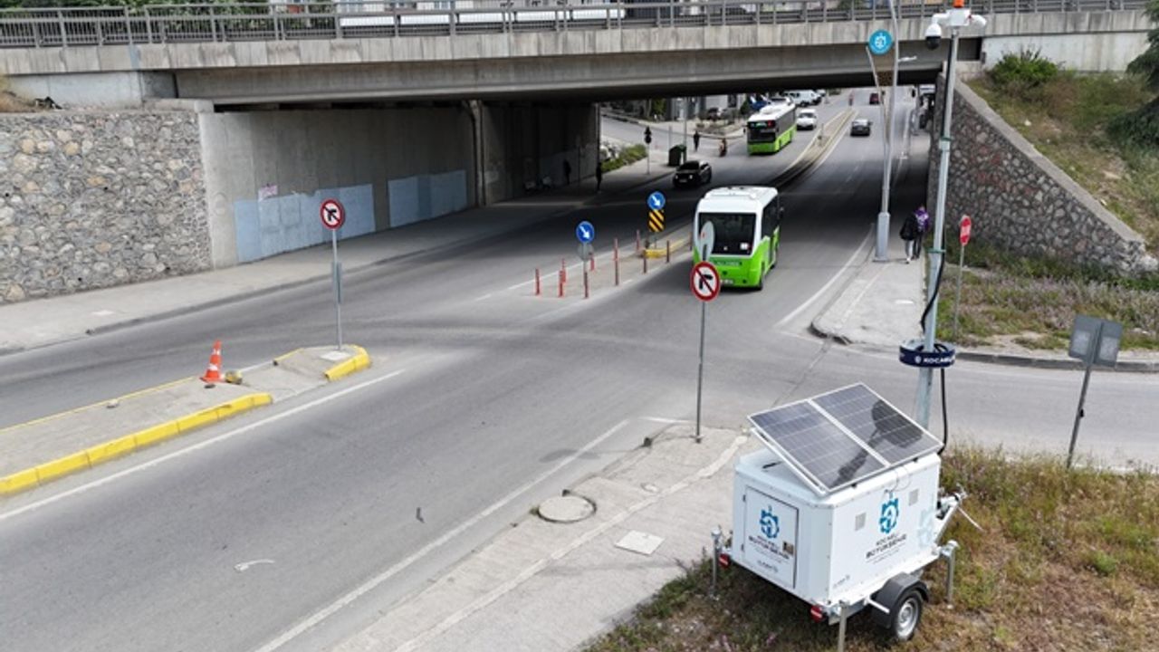 Trafik düzenlemeleri bu kameralarla yapılıyor