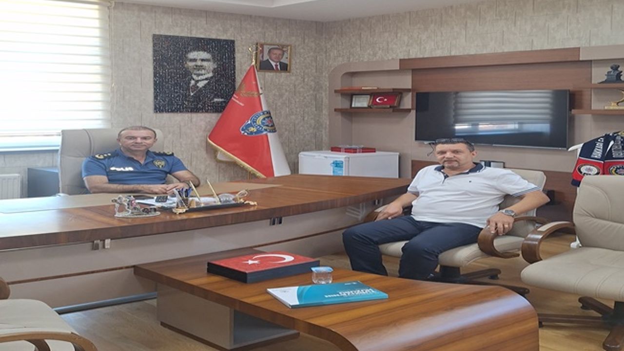Darıca Emniyet Müdürü Vedat İşleyen’e Ziyaret