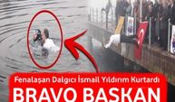 İsmail Yıldırım Boğulmak Üzere Olan Dalgıcı Kurtardı