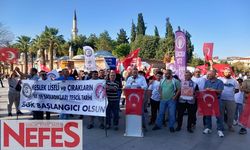 Staj ve çırak mağdurları hakları için meydana çıktılar