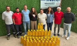 İzmit'te 335 litre yağ Aşevi’ne teslim edildi
