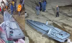 Balıkçıların ağlarına patlayıcı yüklü insansız deniz aracı takıldı!