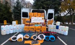 17 ilde on binlerce litre sahte alkol ele geçirildi!