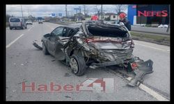 Gebze'de feci kaza; 1 kişi yaralandı!