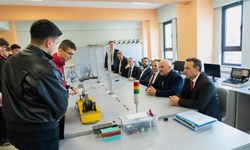 GTO YÖNETİM KURULU BAŞKANI ASLANTAŞ, MESLEK LİSELERİNE YÖNELİK DESTEK PROJESİNİ YERİNDE İNCE