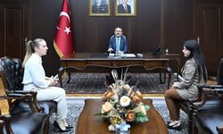 Hakim Göknur Köksal Koşucu, Vali İlhami Aktaş'ı Gebze Makamda Ziyaret Etti