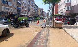 Ana hat patladı Trafik felç oldu