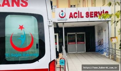 Kocaeli'de otomobil evin bahçesine düştü; 3 yaralı!